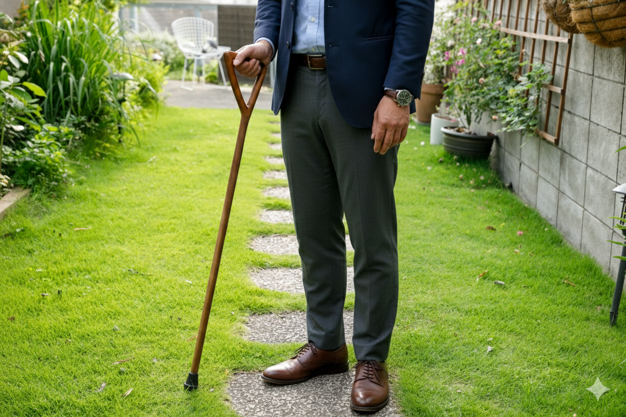Canes and Walking Sticks Made of Natural Wood