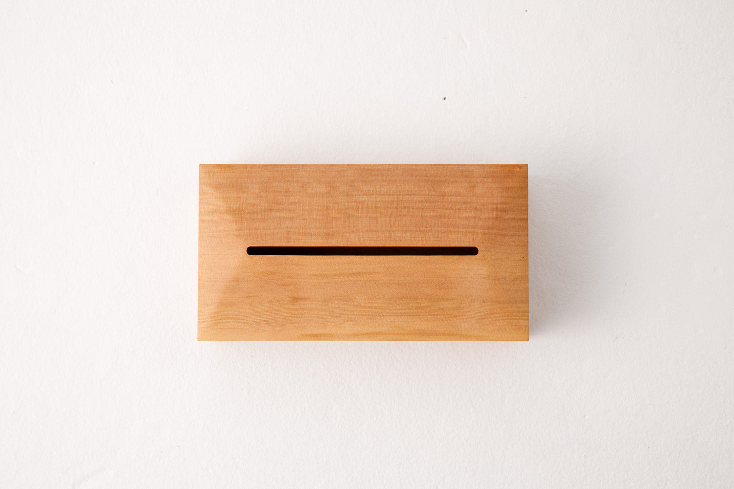 天然木のティッシュペーパーボックスカバー THIN